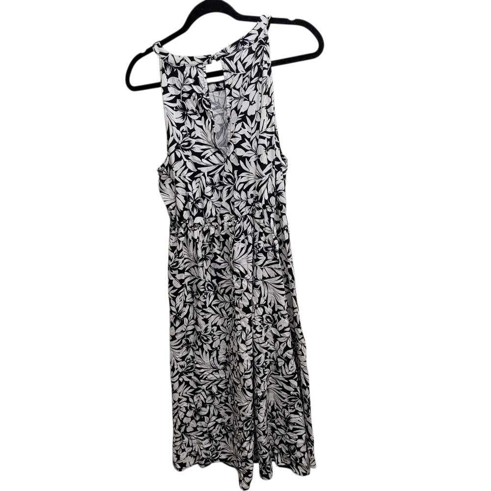NWT Torrid Black and White Floral Print Midi Dress Size LARGE - Picture 6 of 16